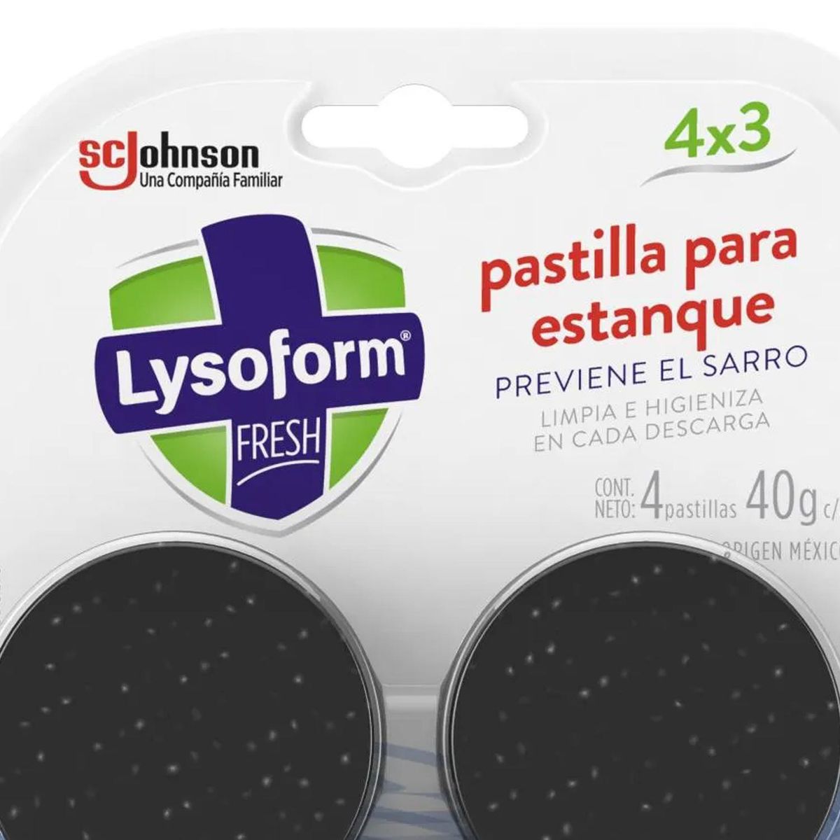 LYSOFORM - Lysoform pastilla azul 4x3