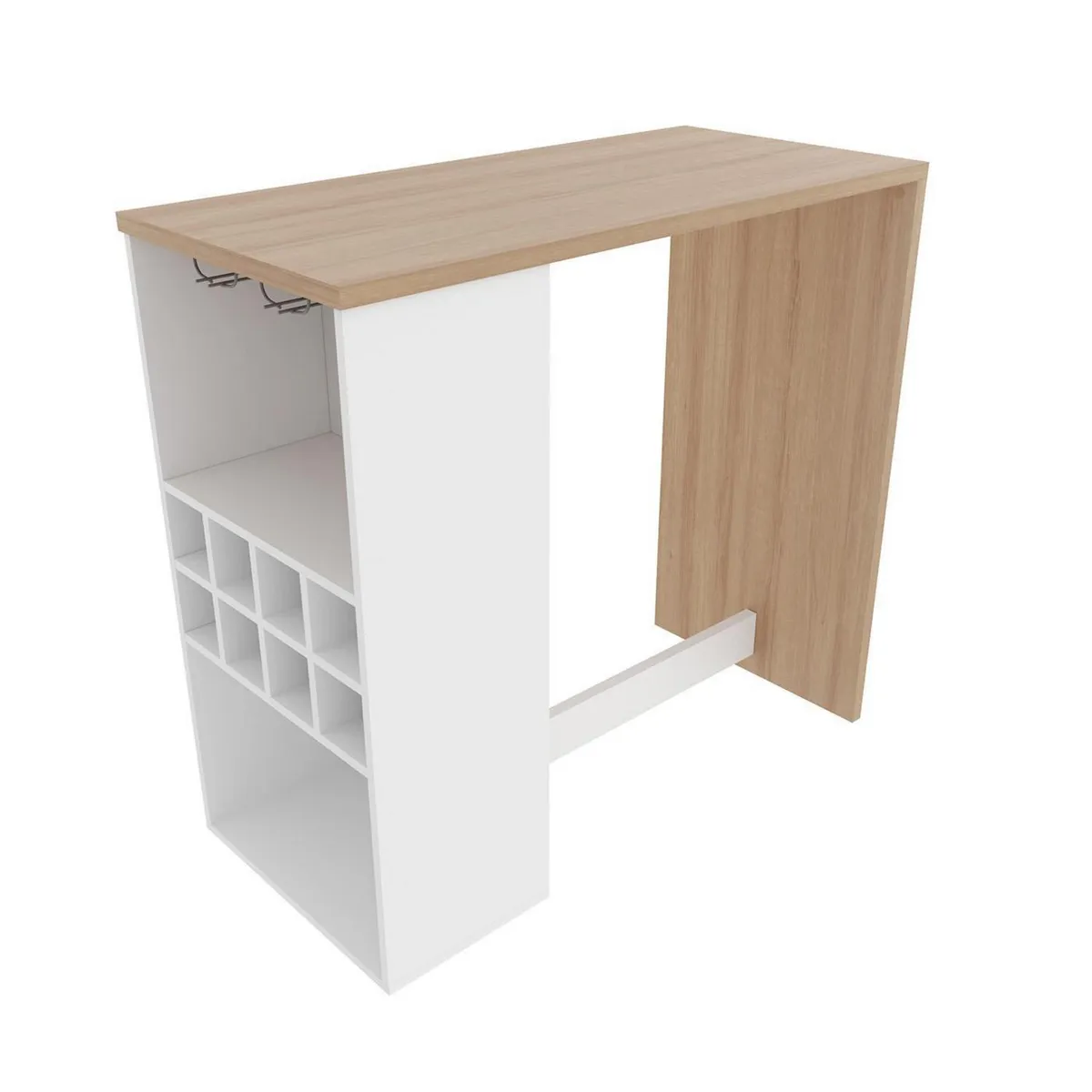 TECNOMOBILI - Mesa De Cocina Isla Blanco Almendra