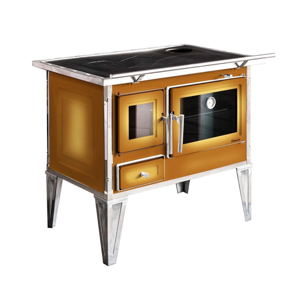 ALCAZAR - Cocina a Leña Platos Difumada Cocina a Leña Calbuco L 80 Difumada