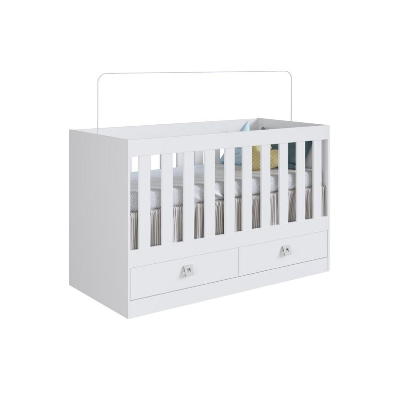 KIDSCOOL - Cuna Multifuncional New Amore Blanco 84x63x132.6 cm