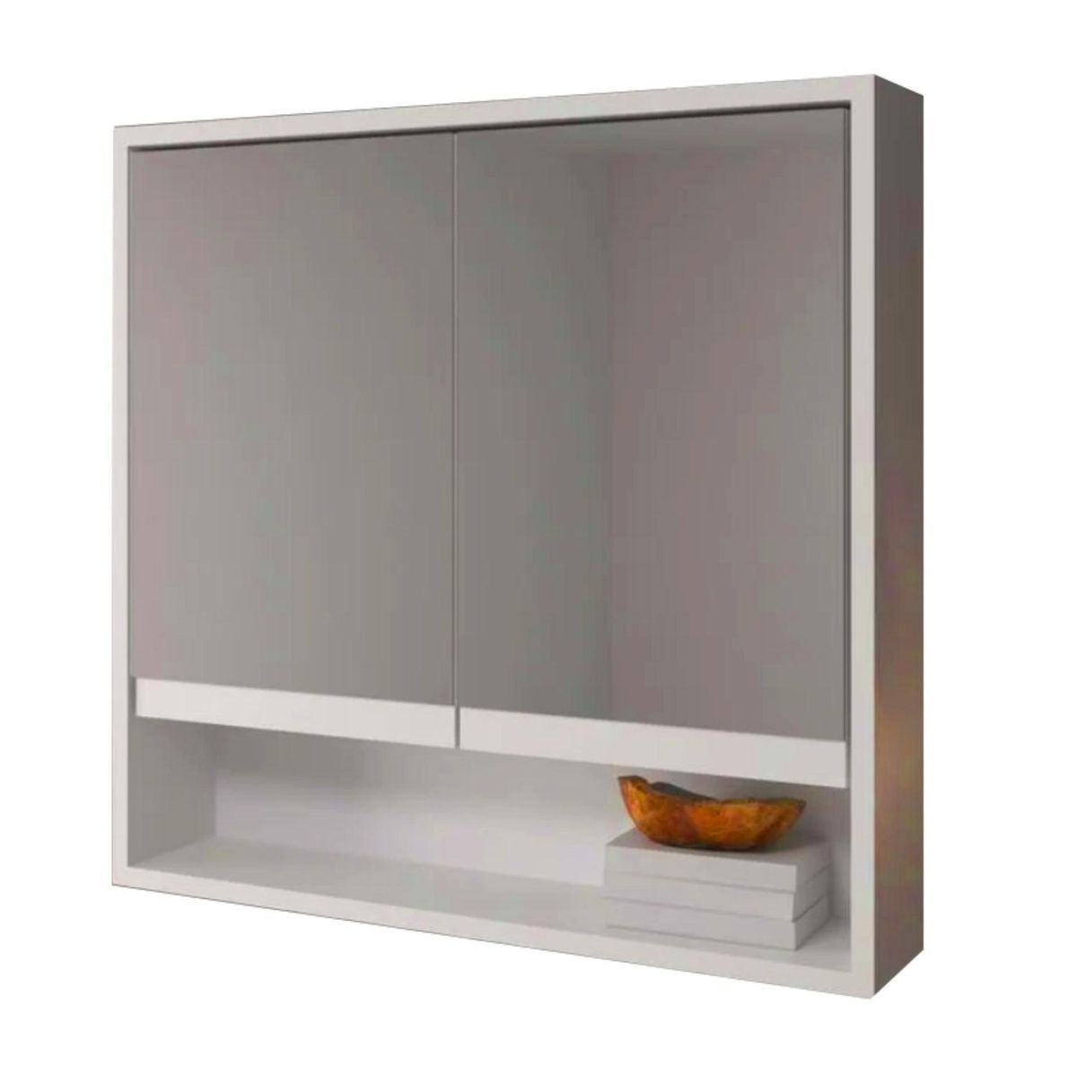 BE DESIGN - Estante Aéreo MDP 4 Nivel(es) 60x58x14 cm Blanco