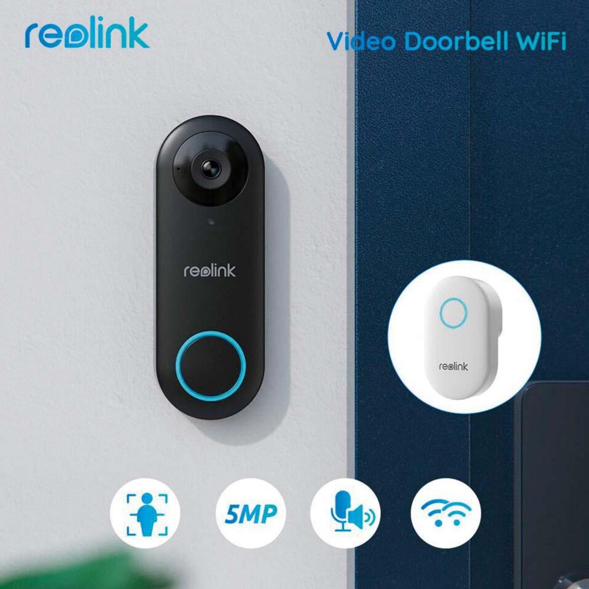 REOLINK - Timbre Wifi Con Cámara