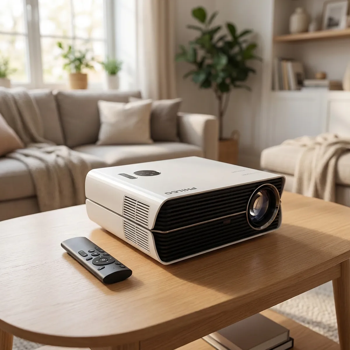 PHILCO - Proyector Led 7000 Lúmenes Full Hd 1080P Imagen Hasta 150 Pulgadas