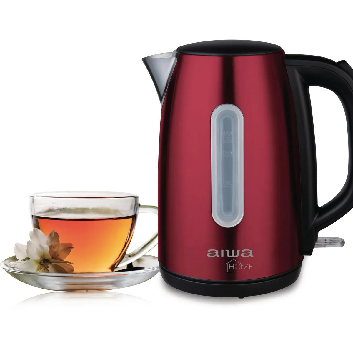 AIWA - Hervidor 1.7 Litros Rojo AWJD1402R