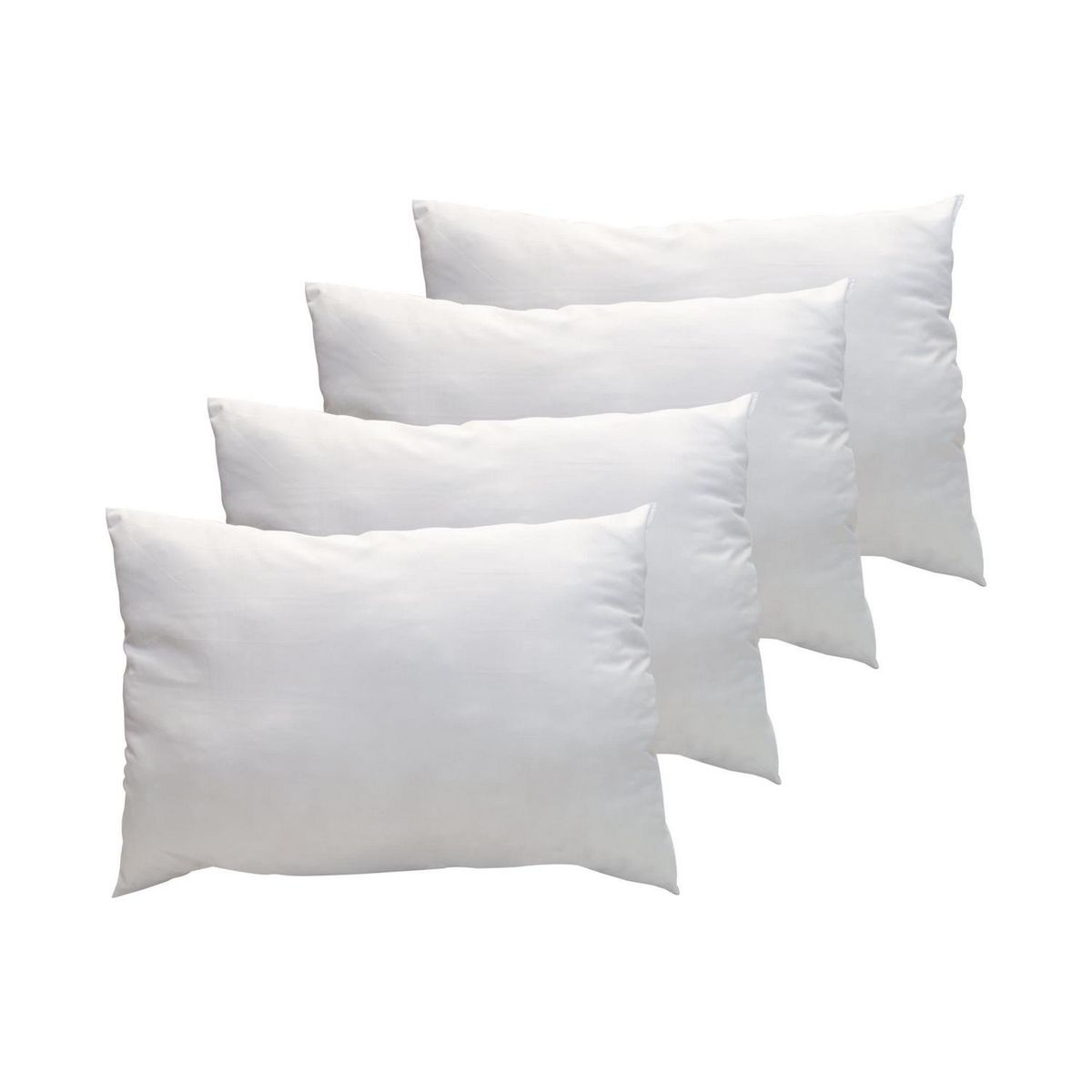 ZEE DREAMS - Pack de 4 Almohadas de Fibra sintética para Dormir 45x65 cm