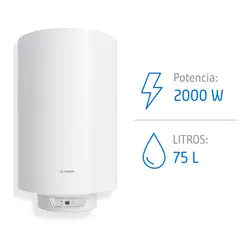 BOSCH - Termo Eléctrico 75 Litros 2000 W de Muro