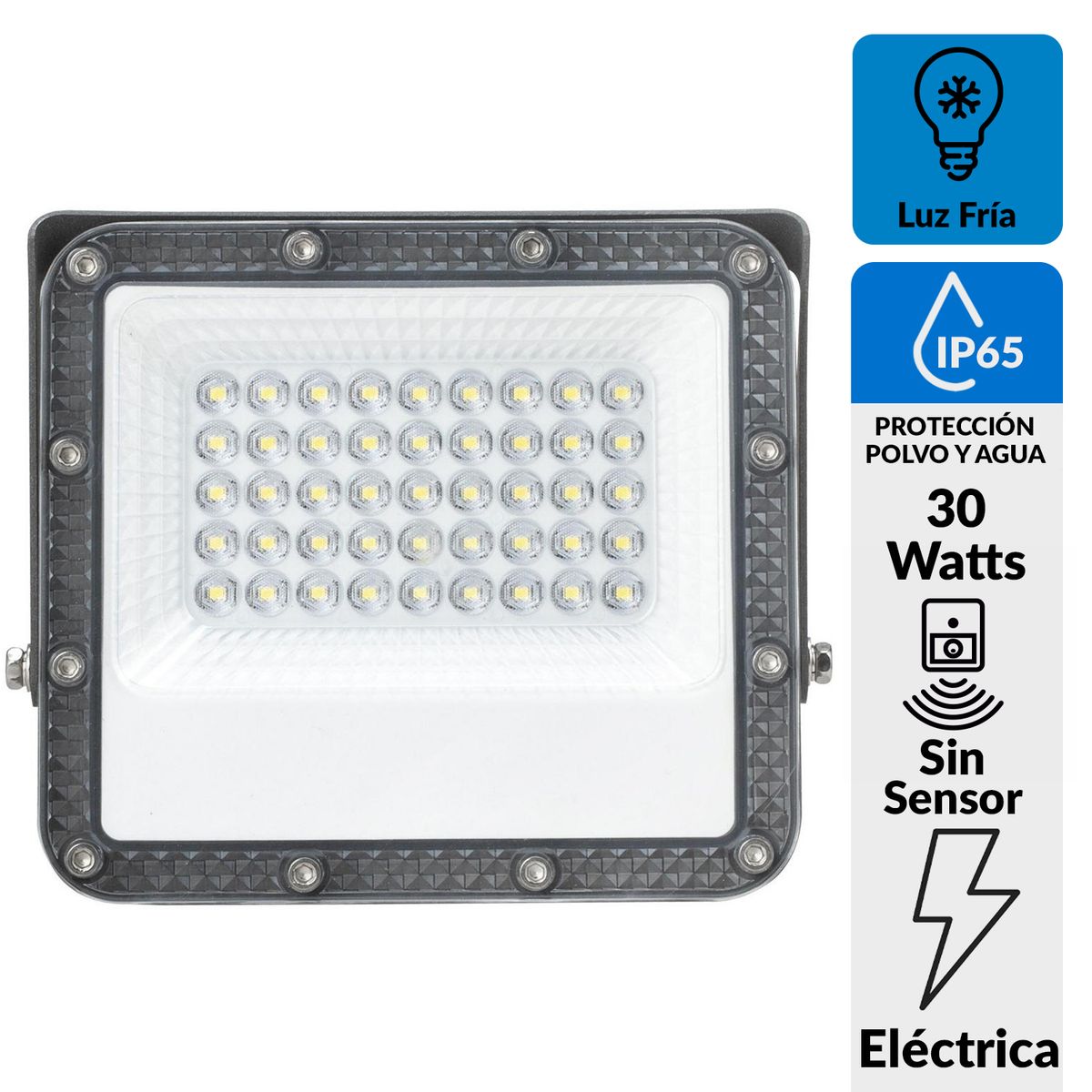 HALUX - Reflector Led Pro 30 W IP 65 3350 lm Luz Fría