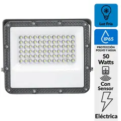 HALUX - Reflector Led con Sensor Pro 50 W IP 65 6000 lm Luz Fría
