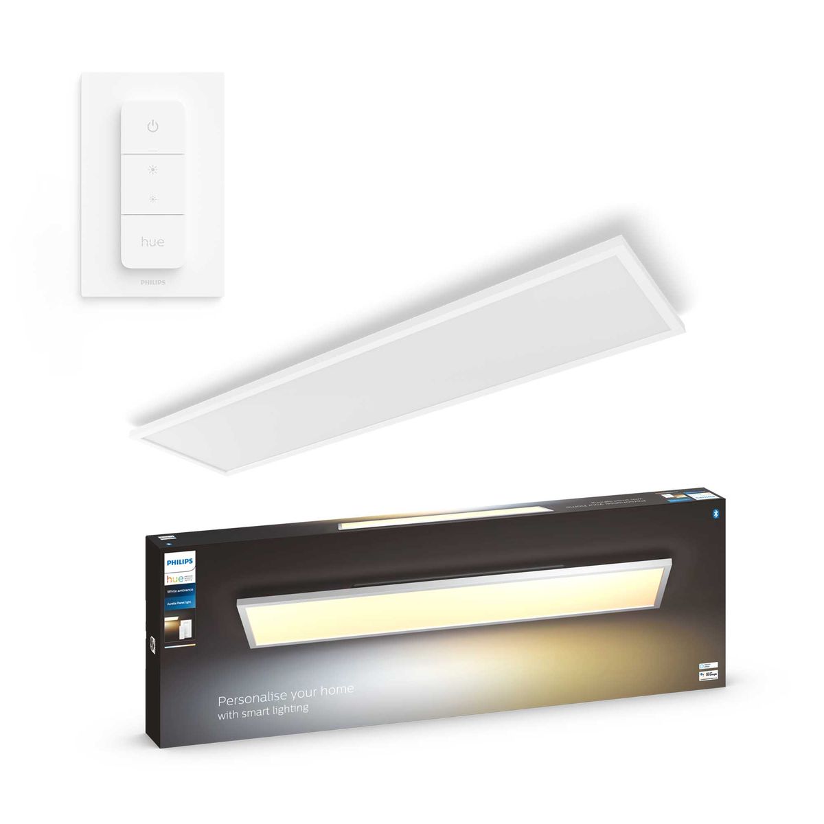 PHILIPS HUE - Panel Rectangular Inteligente Hue Aurrelle White Ambiance 39W