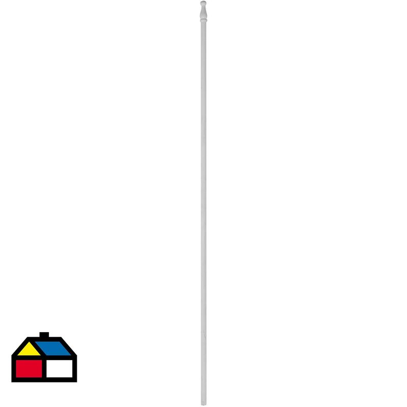 CERON - Mástil para Bandera 2,5 m Blanco