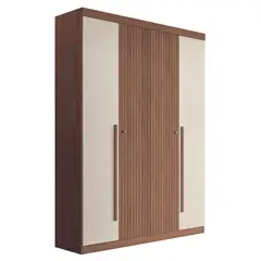 ONESSTA - Clóset Buriti 4 Puerta(s) 5 Repisa(s) 155x219x46.3 cm Café/Beige
