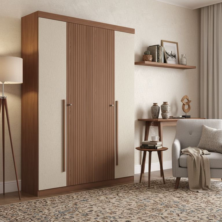 Clóset Buriti 4 Puerta(s) 2 Cajón(es) 5 Repisa(s) 155x219x46.3 cm Multicolor