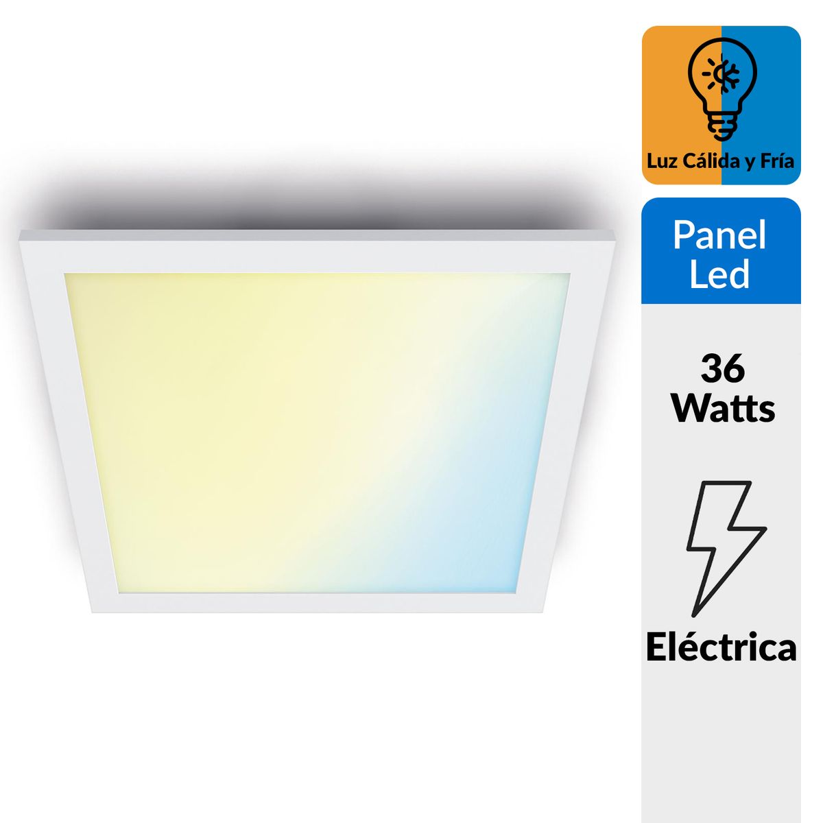 WIZ - Panel 60X60 cm Inteligente Wiz Wifi Luz Cálida/Fría 36W