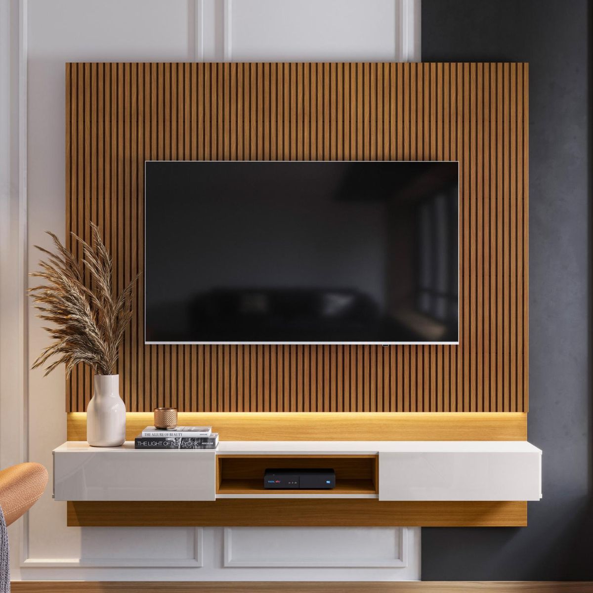 ONESSTA - Home estante 70 " Paris Café 180x180x35 cm