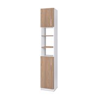 Mueble Baño Estante Organizador 2 Puertas 30X180 Cm