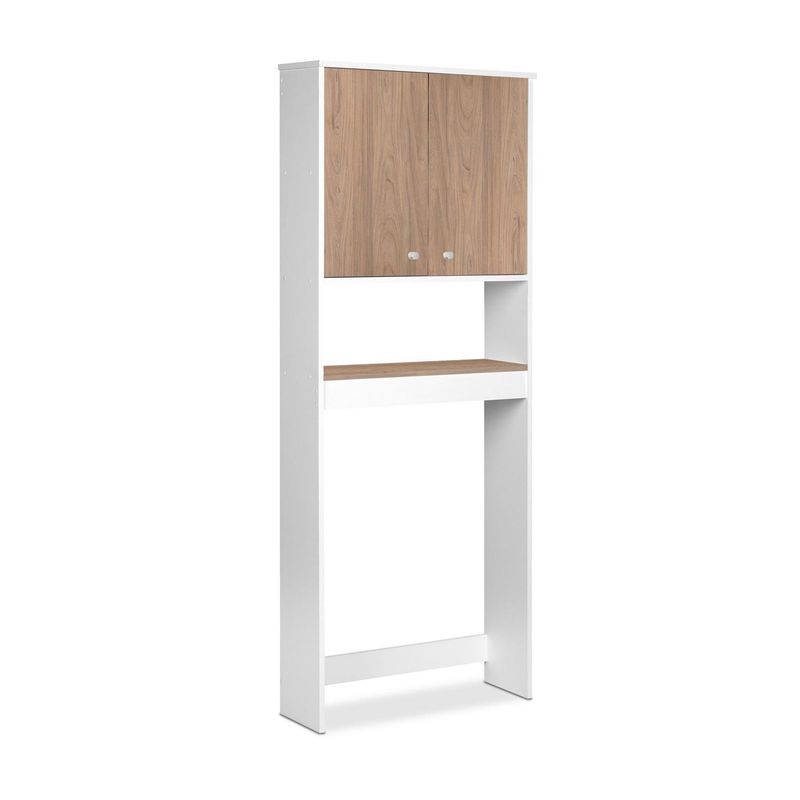 CIC - Estante Melamina 3 Nivel(es) 64x160x21 cm Blanco/Olmo Alpino