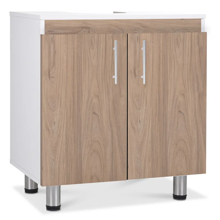 Mueble Vanitorio 2 Puertas Blanco Olmo-Alpino 60x67x41.5 cm