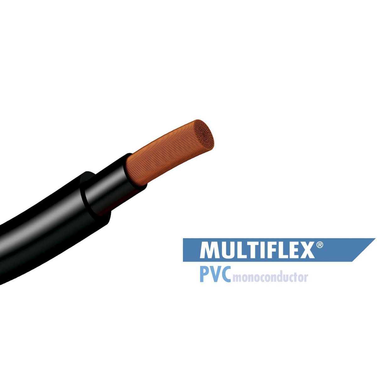 MADECO - Flexible Multiflex 0,6/1 Kv 1x8AWG/10MM2 Negro