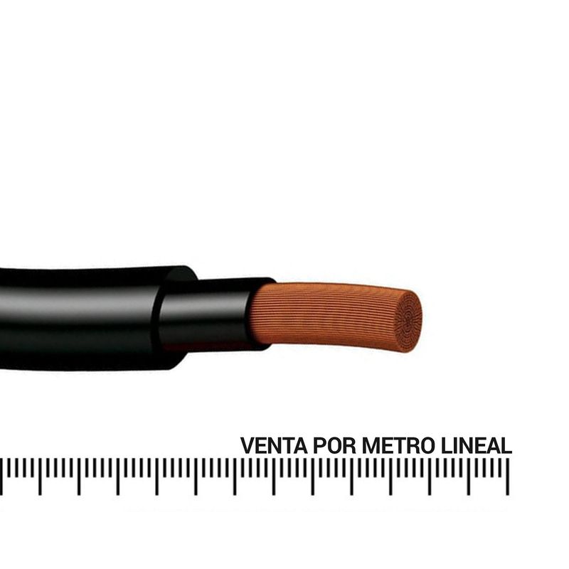 MADECO - Cable Multiflex 0,6/1 Kv 8 AWG Negro Metro Lineal