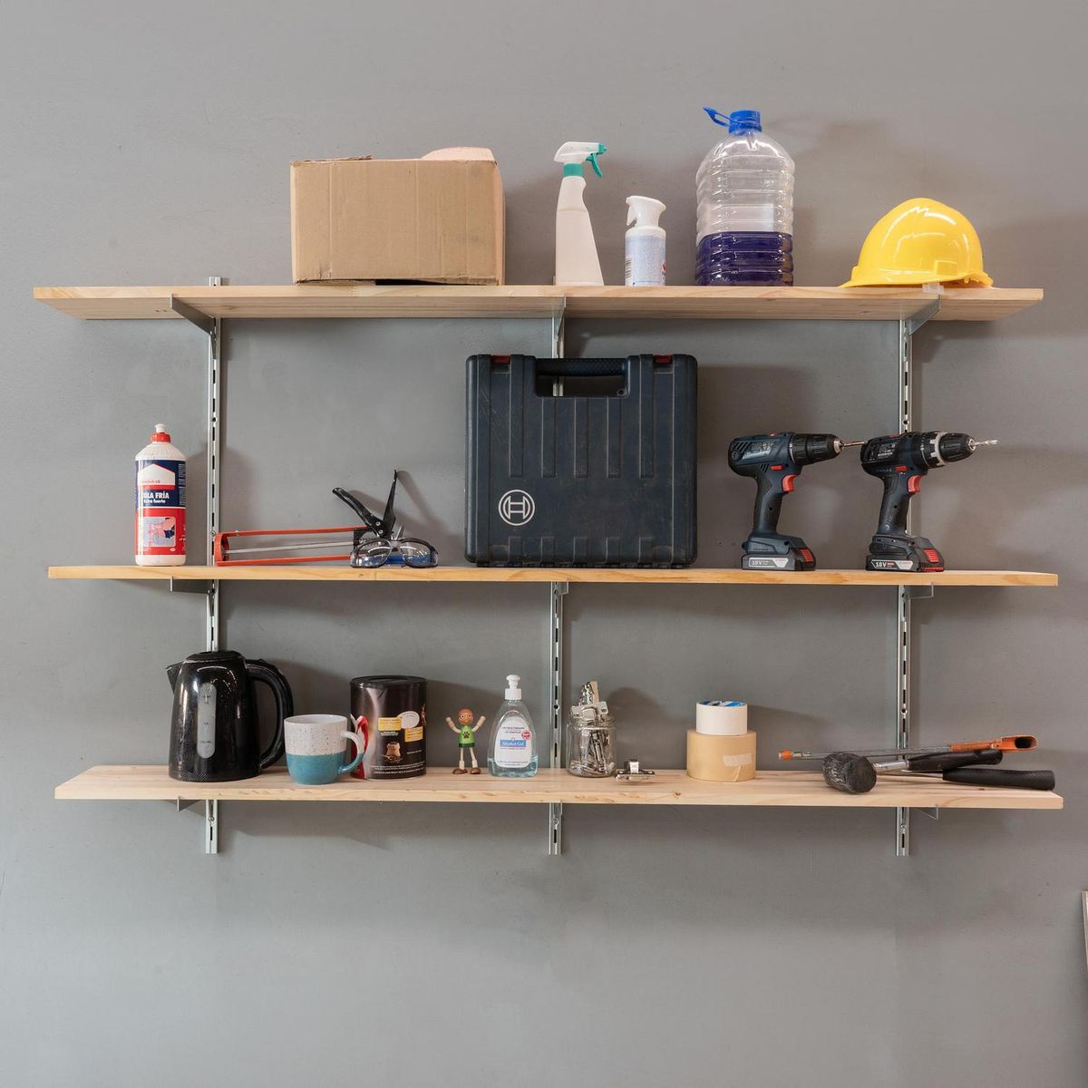 DUCASSE - Pilar ranurado simple 1 mt galvanizado