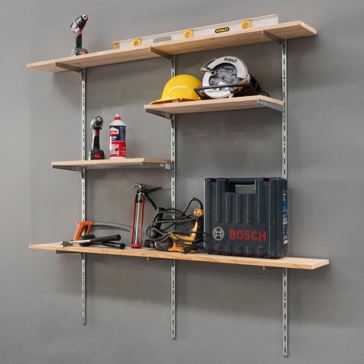 DUCASSE - Pilar ranurado simple 1,5 mt galvanizado