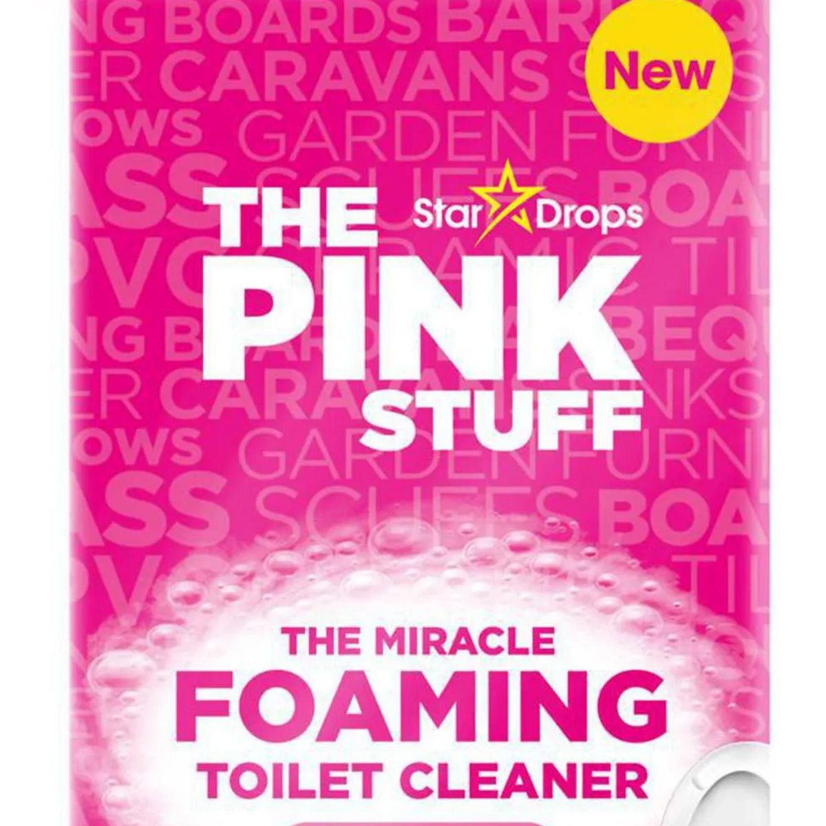 THE PINK STUFF - Espuma activa limpia inodoros 3 unidades