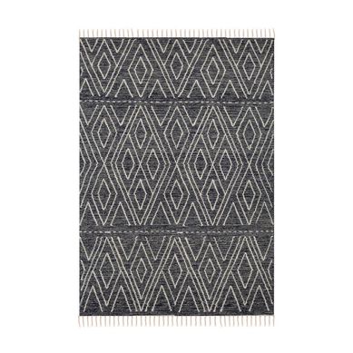 Alfombra Woven Geo 140x200 cm Azul