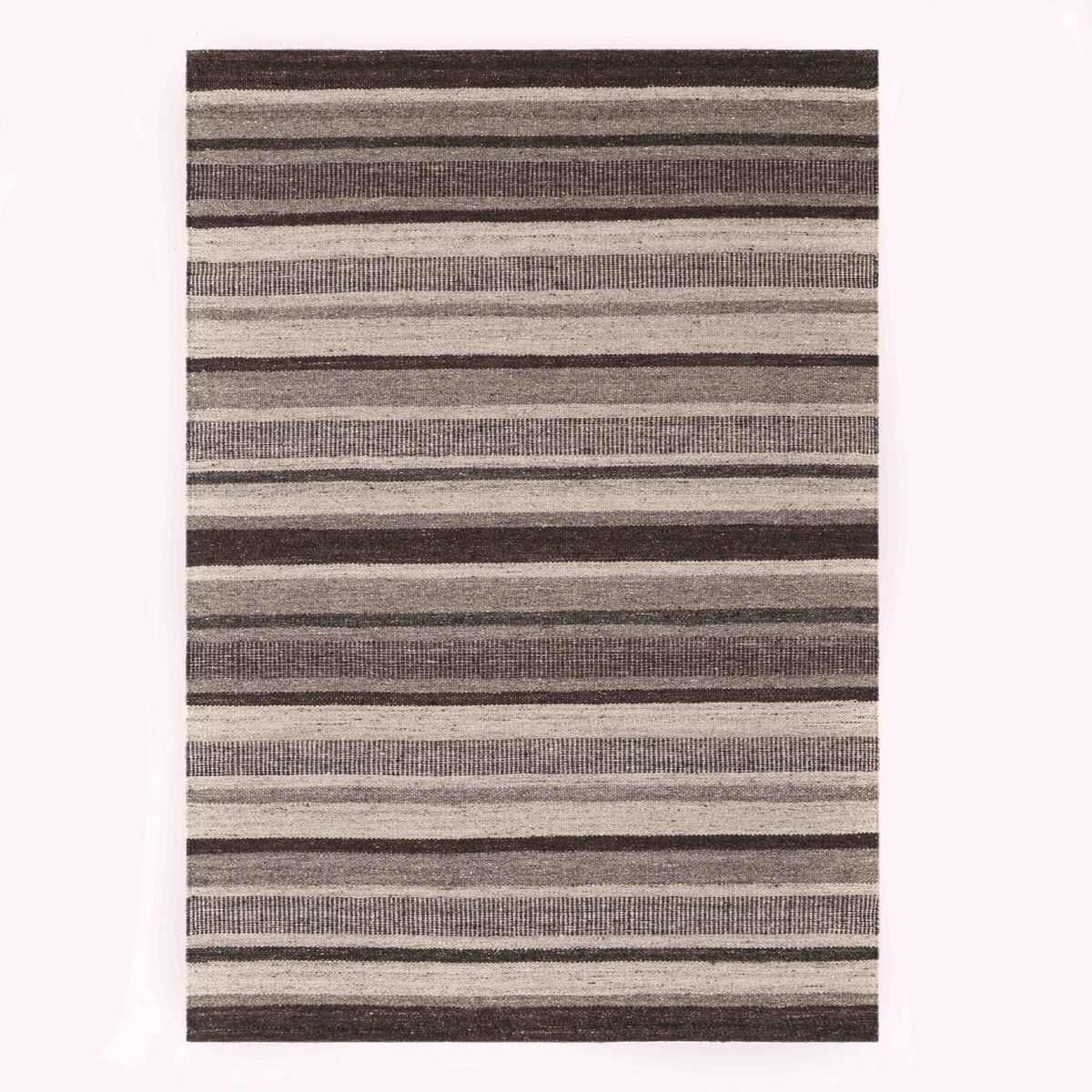 DIB - Alfombra Grande K.Tribal Wadmal 200x290 cm Lana Gris-Café