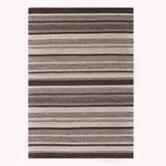 DIB - Alfombra Grande K.Tribal Wadmal 200x290 cm Lana Gris-Café