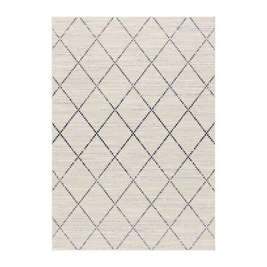 Alfombra Prisma 80x150 cm Beige/Azul