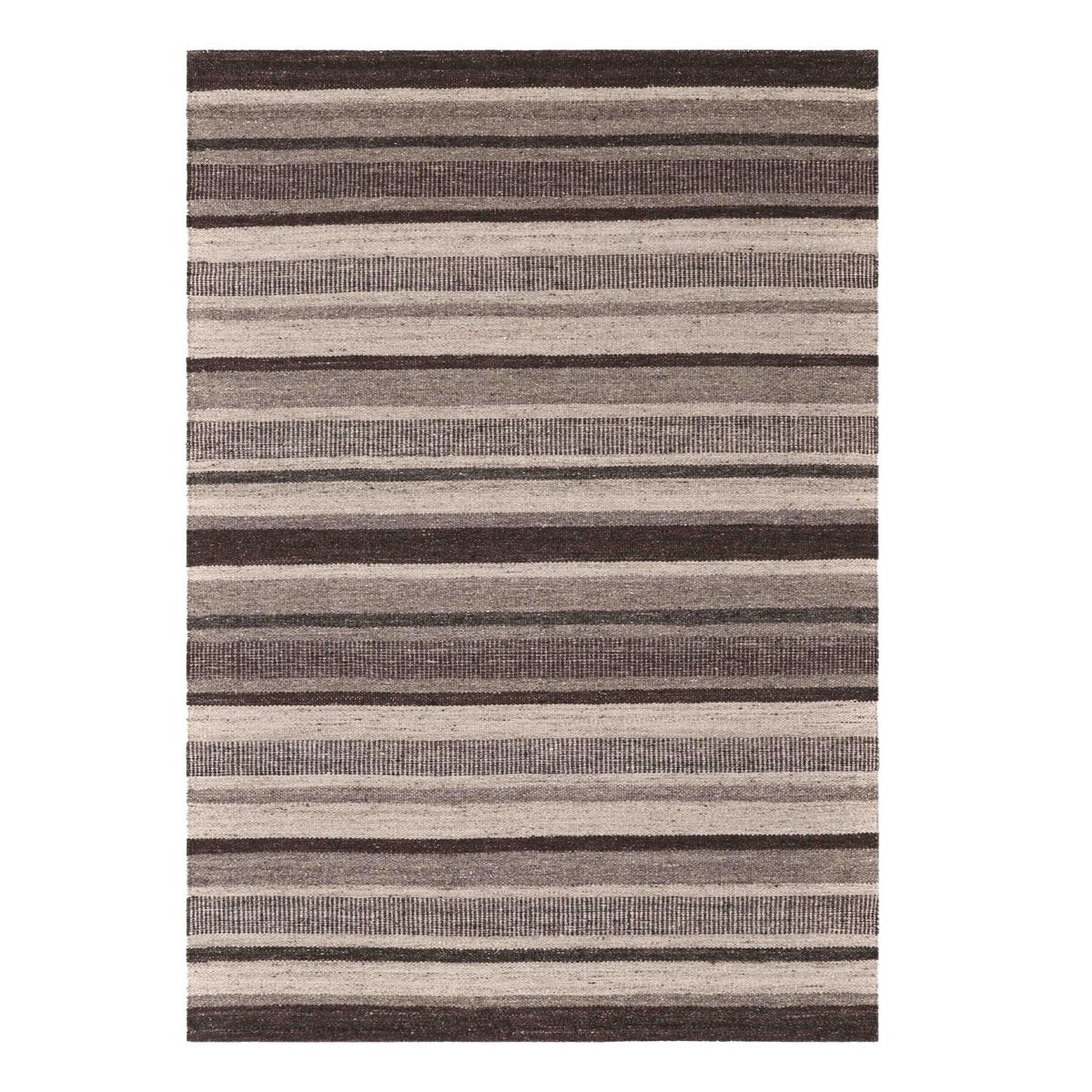 DIB - Alfombra K.Tribal Wadmal 140x200 cm Lana Gris -Café