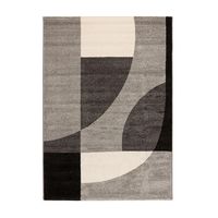 Alfombra Access 160x230 cm PVC Gris-Negro