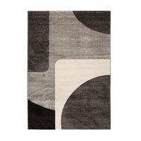 Alfombra Access 160x230 cm PVC Gris-Negro