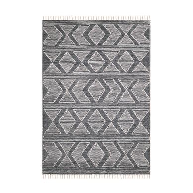 Alfombra Woven Geo 140x200 cm Azul