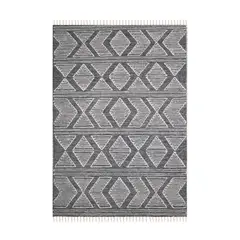 DIB - Alfombra Woven Geo 140x200 cm Lana Azul