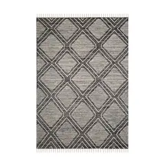 DIB - Alfombra Woven Geo 140x200 cm Gris