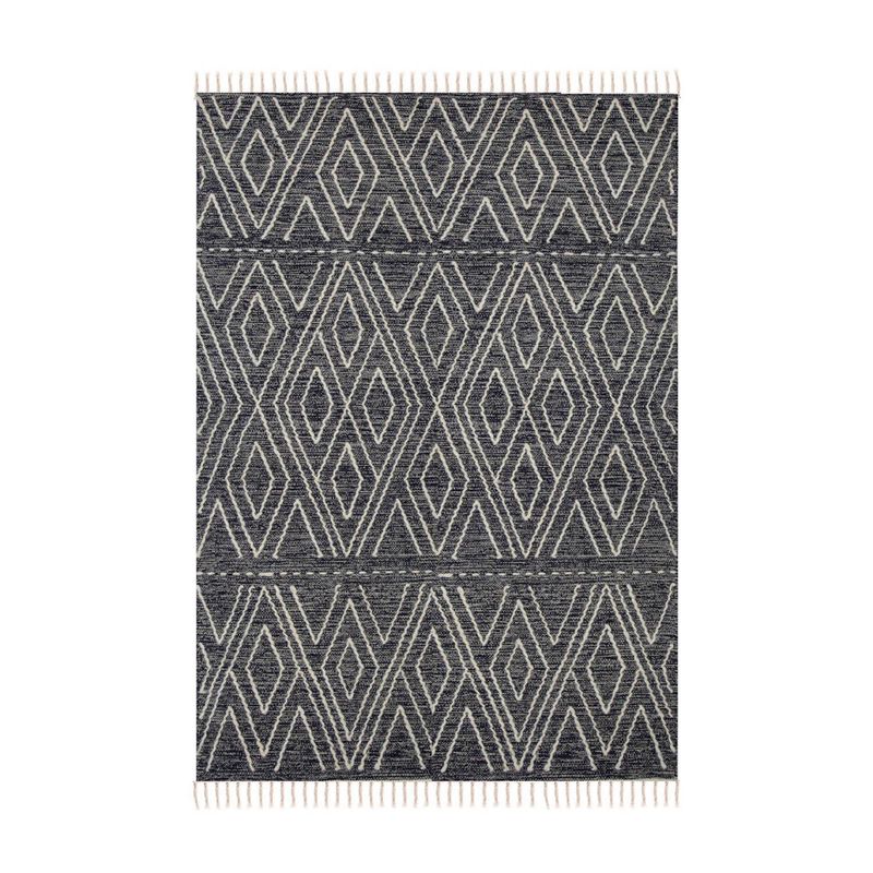 DIB - Alfombra Woven Geo 160x230 cm Lana Azul