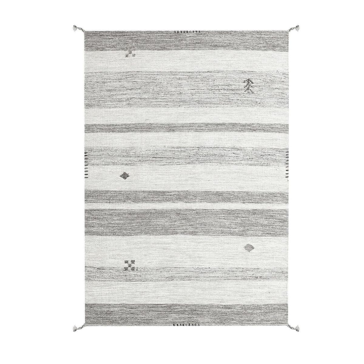 DIB - Alfombra K. Tribal Natural 243x340 cm Lana Gris