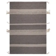DIB - Alfombra Handwoven Wool Tribal 160x230 cm Café