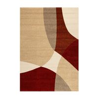 Alfombra Access 160x230 cm PVC Rojo/Beige