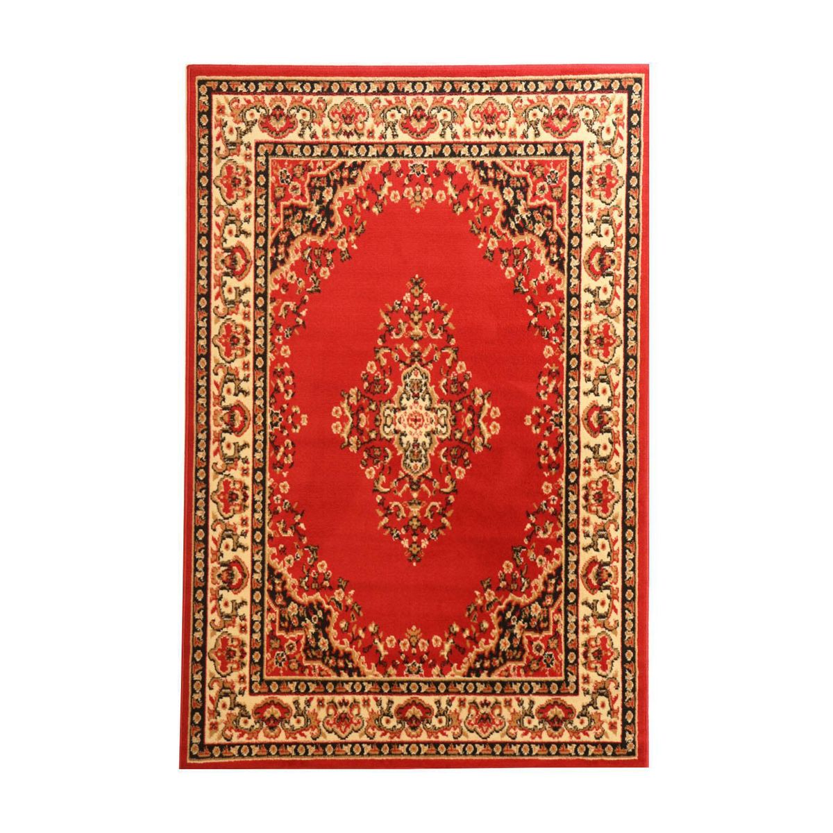 DIB - Alfombra Clásica 150x220 cm Polipropileno Rojo