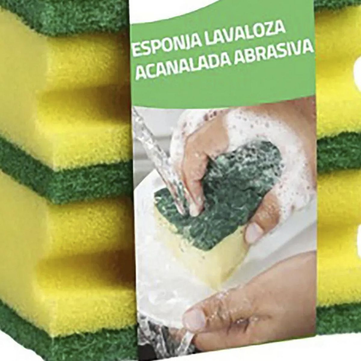 KLEINE WOLKE - Set de 3 Esponjas Acanaladas Kleine Wolke para Limpieza Cocina