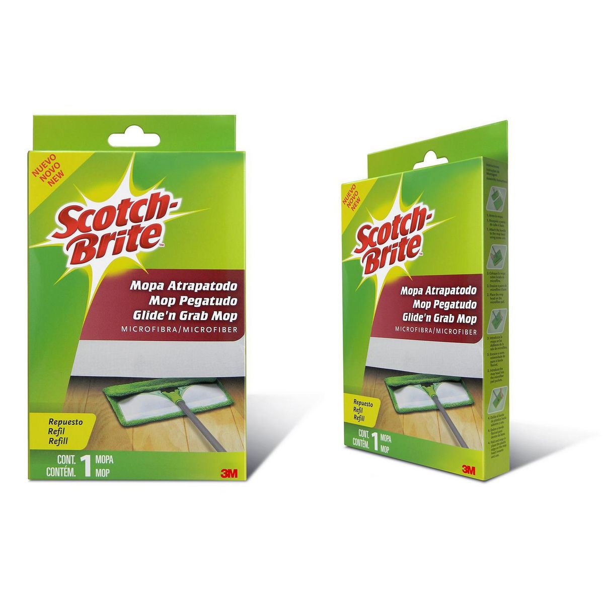 SCOTCH BRITE - Repuesto Mopa Atrapa Polvo Scotch Brite para Todo Tipo de Piso