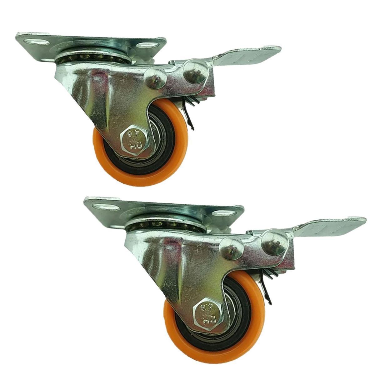 SOFBAL - Pack 2 Ruedas Giratoria 40mm Freno