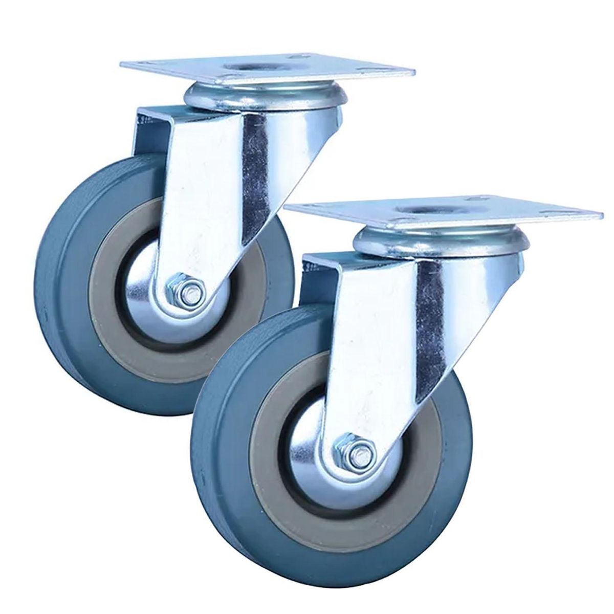 SOFBAL - Rueda Gris 3" Giratoria - 2 Unidades