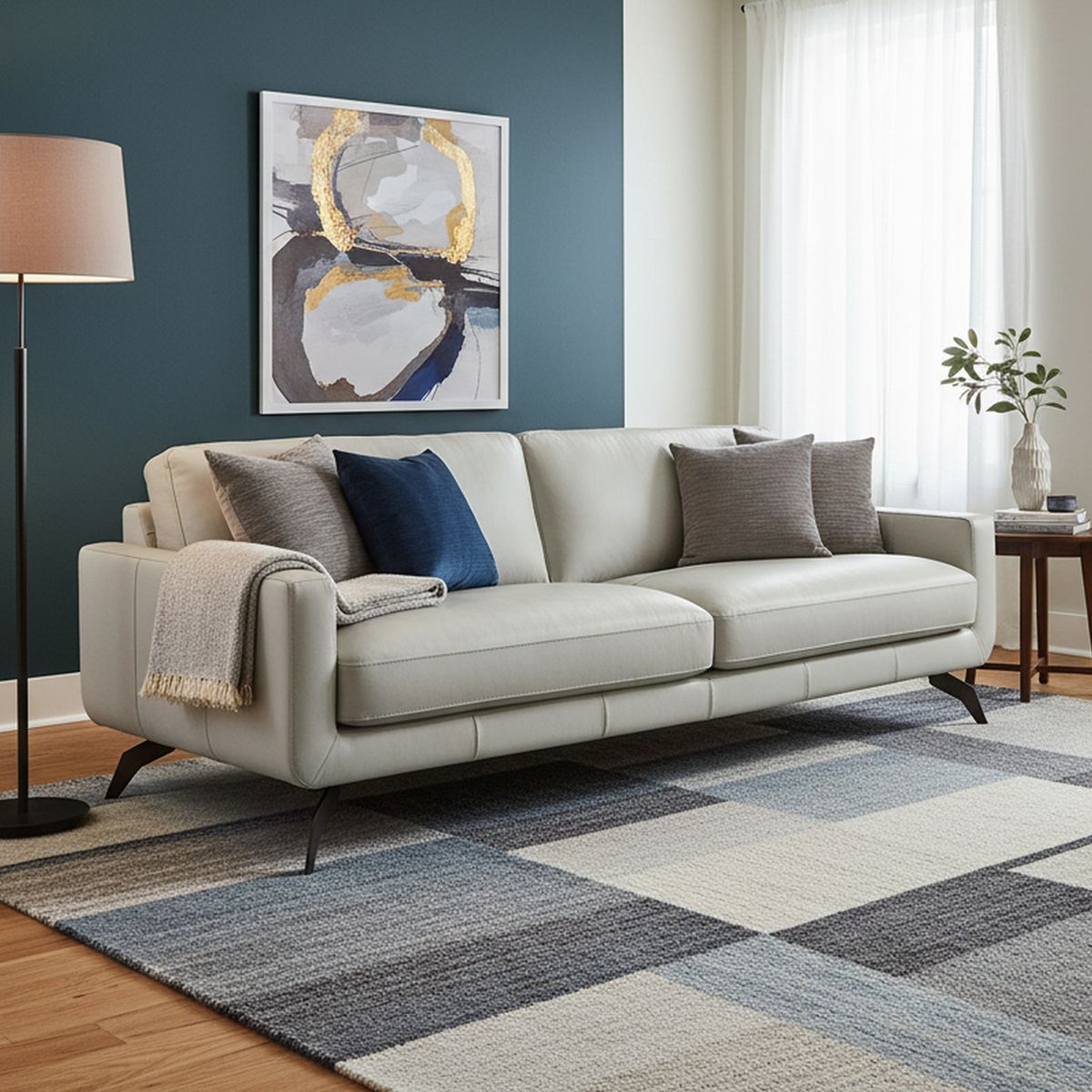 AMUV - Sofá 2 cuerpos Trivento 240x86x93 cm Beige