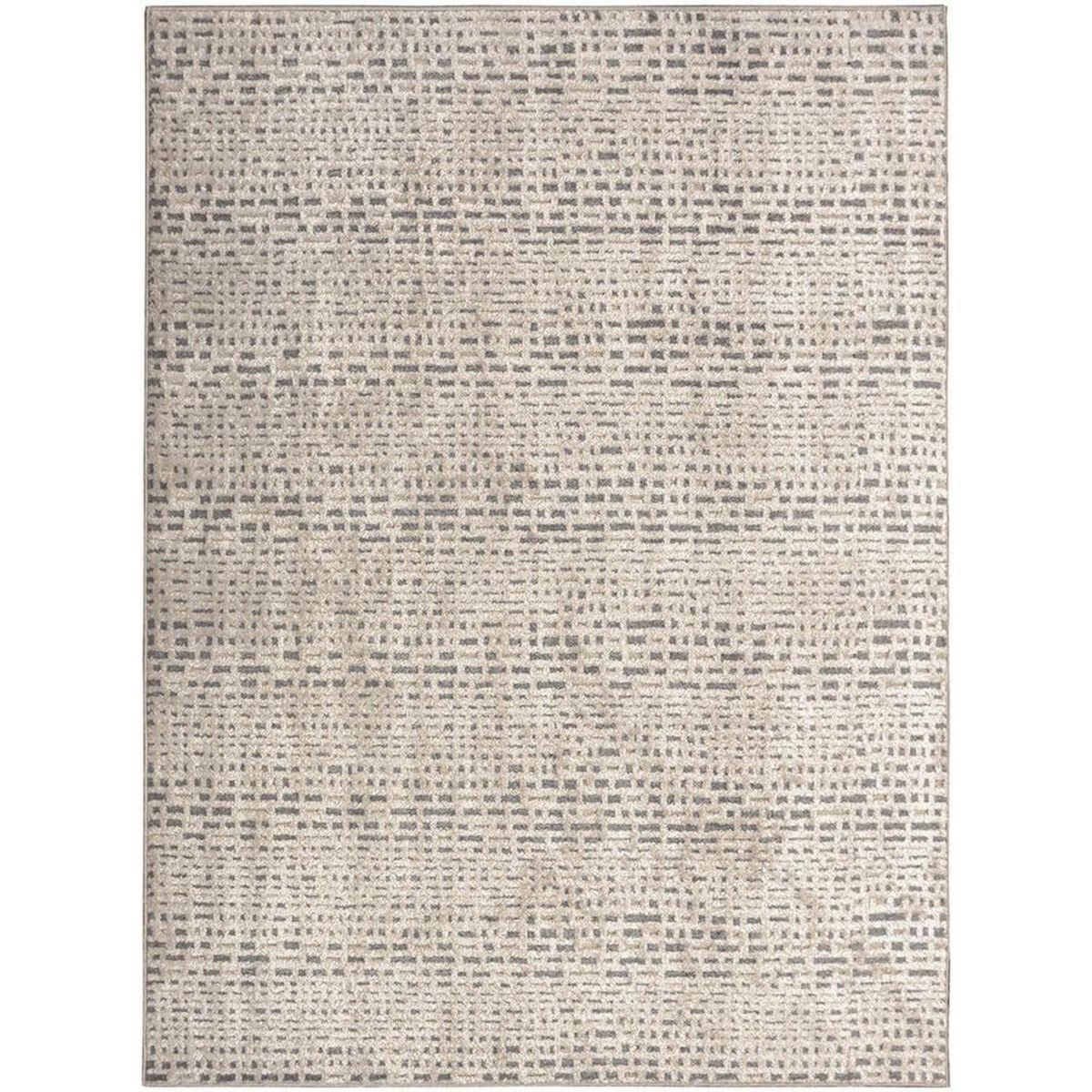 DECOCASA - Alfombra Tejida 0550 Glamour Versátil 150x200 cm Polipropileno Gris