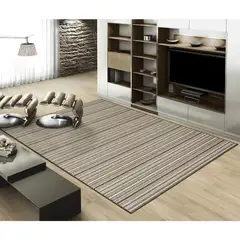 DECOCASA - Alfombra Tufting 2071 Aruba Duna 200x250 cm Cafe