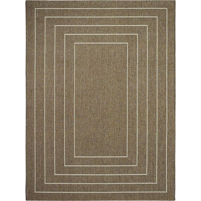DECOCASA - Alfombra Tejida 3977 Bali Singelo 200x250 cm Polipropileno Cafe