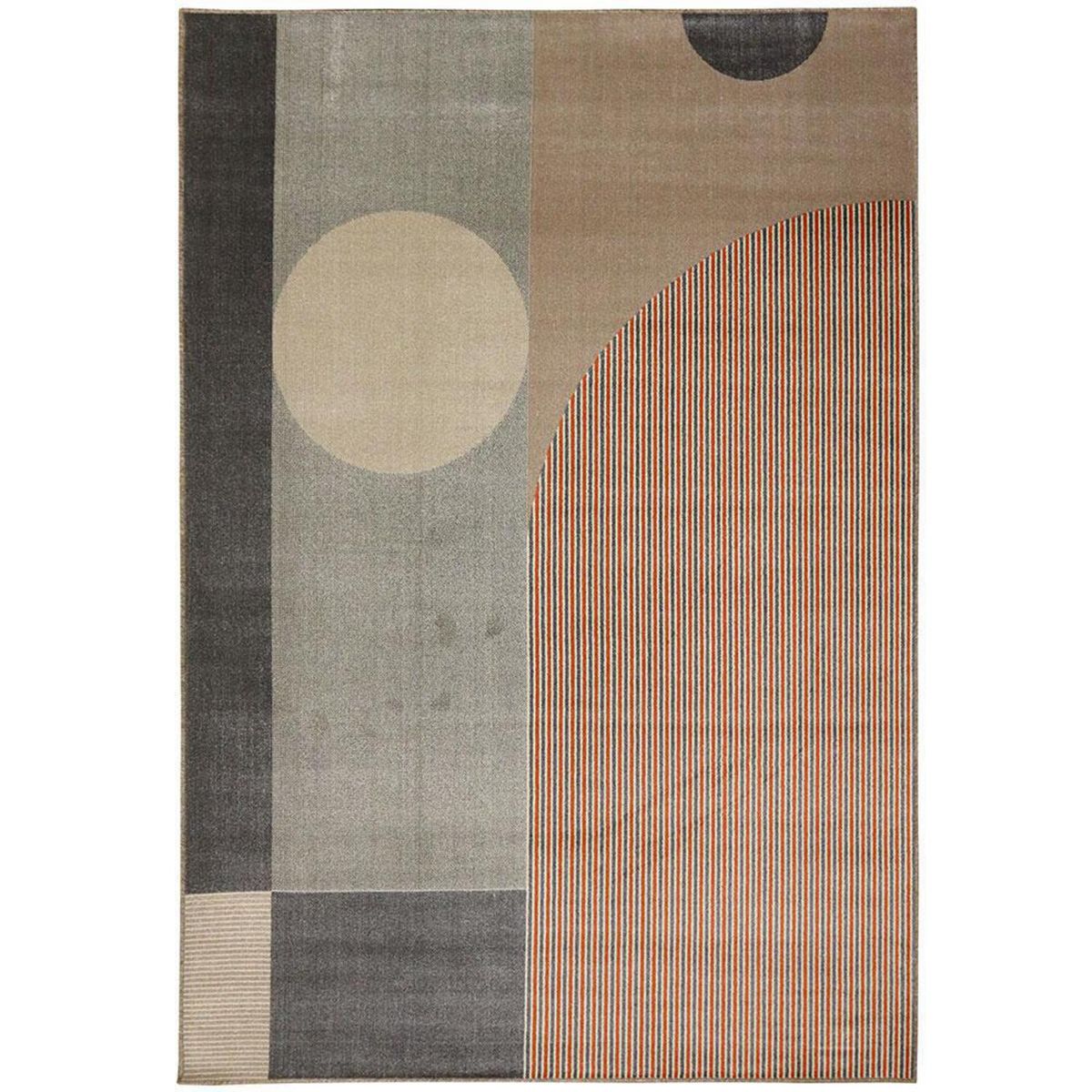 DECOCASA - Alfombra Tejida 0203 Sutil Secret 200x250 cm Polipropileno Café